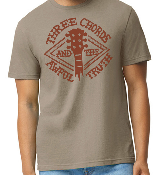 THREE CHORDS & THE AWFUL TRUTH LOGO TEE